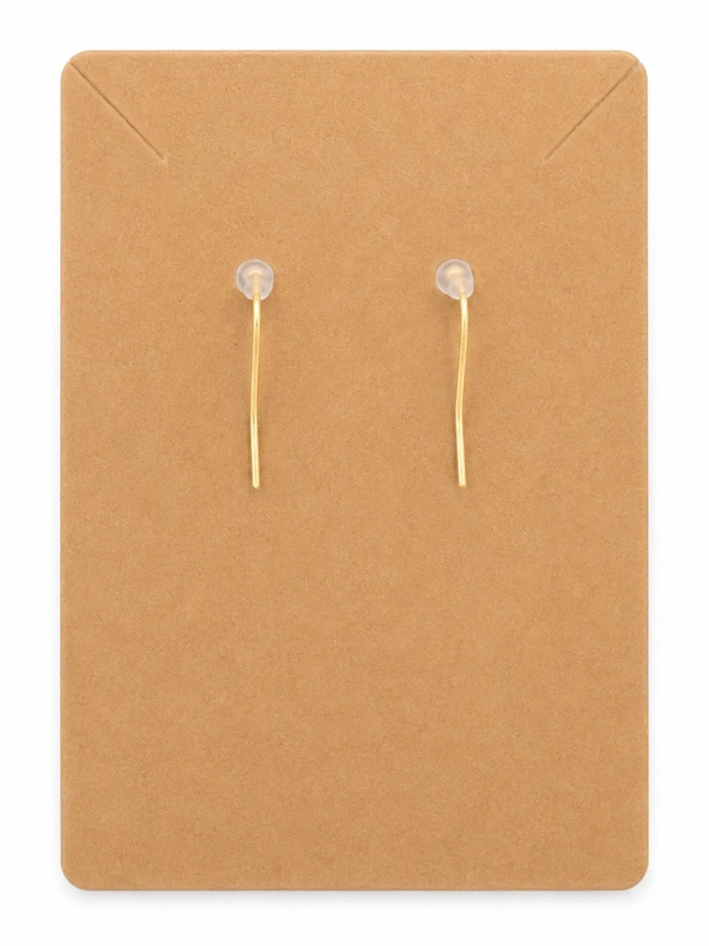 Gold Hammered Disc Dangle Earrings Minimalist Boho Lightweight Gold Tone Gift